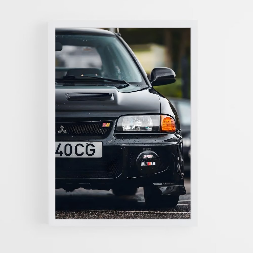 Poster magnifique Lancer evolution iii – affiche Mitsubishi (vue 3)